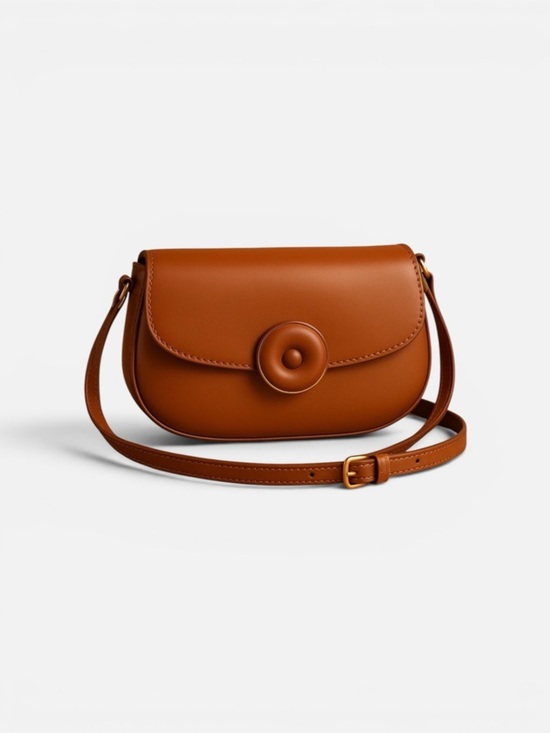 None and/or Unknown Handbags - Buttery Soft Brown Faux Leather. High Fashion Look for Less. Crossbody NWOT